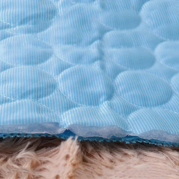 Dog Cooling Pad Ice Silk Fabric Self Cooling Gel Breathable Washable Summer Pet Mat for Dogs Cats Sofa Kennel Bed Comfortable La | Bowlift