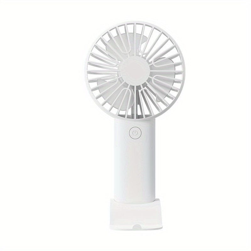 1pc USB Handheld Mini Fan - Portable Electric Fan For Home, Office, And Travel - Rechargeable Battery Operated - Quiet And Powerful Cooling | Bowlift