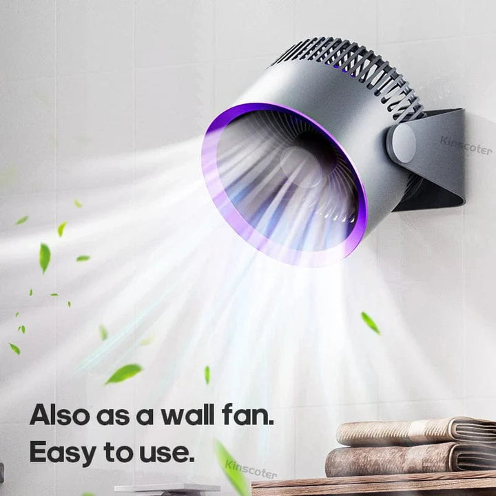 KINSCOTER Multifunctional Electric Fan Circulator Wireless Portable Home Quiet Ventilator Desktop Wall Ceiling Fan Air Cooler | Bowlift