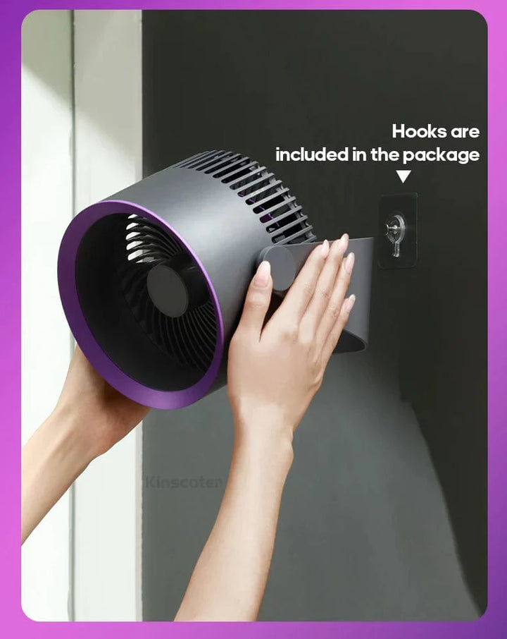 KINSCOTER Multifunctional Electric Fan Circulator Wireless Portable Home Quiet Ventilator Desktop Wall Ceiling Fan Air Cooler | Bowlift