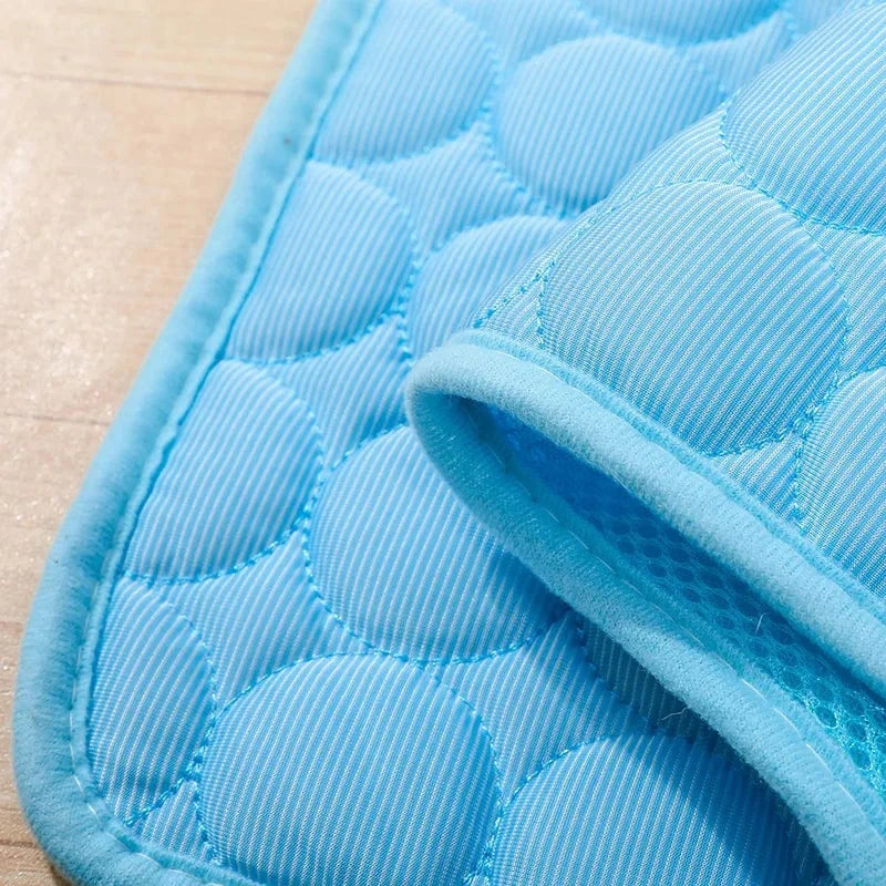 Summer Cooling Pet Mat Gel Ice Pad for Dogs Cats Breathable Soft Kennel Bed Non-Slip Hot Weather Cool Pad Pet Supplies | Bowlift