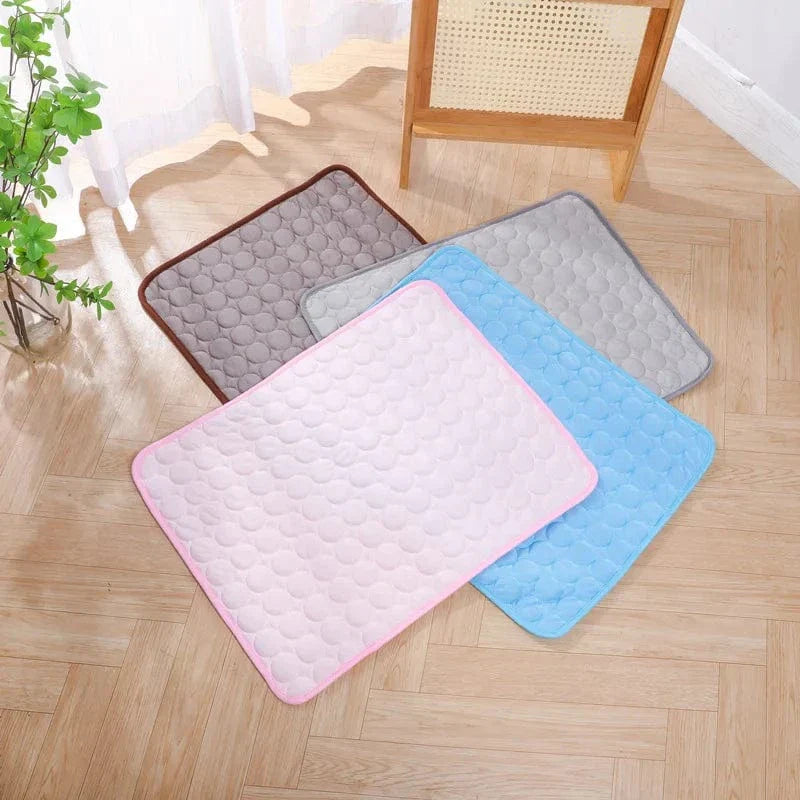 Summer Cooling Pet Mat Gel Ice Pad for Dogs Cats Breathable Soft Kennel Bed Non-Slip Hot Weather Cool Pad Pet Supplies | Bowlift
