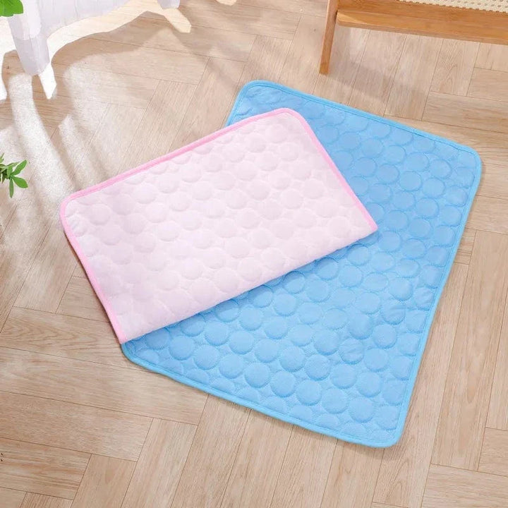 Summer Cooling Pet Mat Gel Ice Pad for Dogs Cats Breathable Soft Kennel Bed Non-Slip Hot Weather Cool Pad Pet Supplies | Bowlift