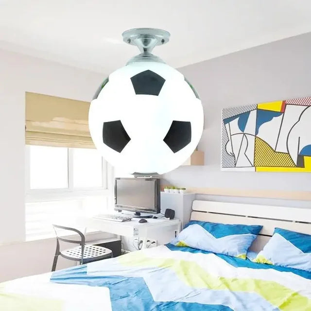 BowLift | Playful Football Ceiling Lamp - GoalBright