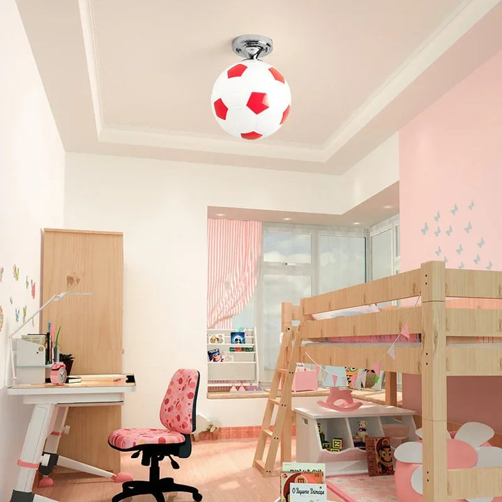 BowLift | Playful Football Ceiling Lamp - GoalBright