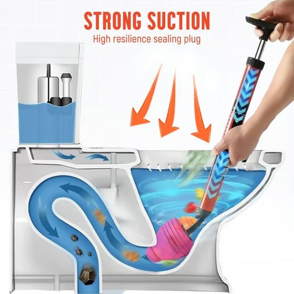 BowLift | PLUNGAIR – High-Pressure Toilet Unblocker for Effective Clog Removal