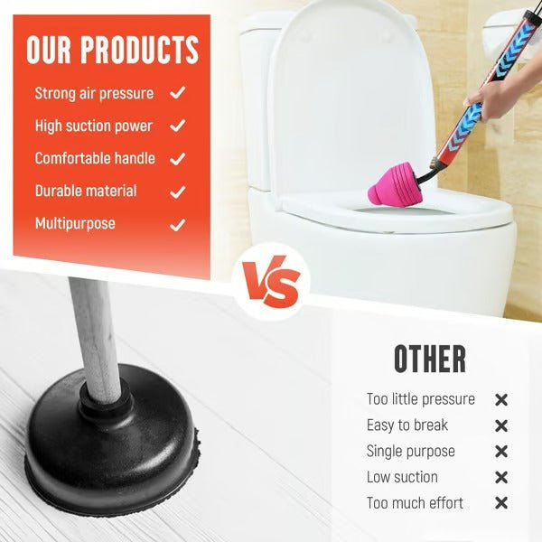 BowLift | PLUNGAIR – High-Pressure Toilet Unblocker for Effective Clog Removal