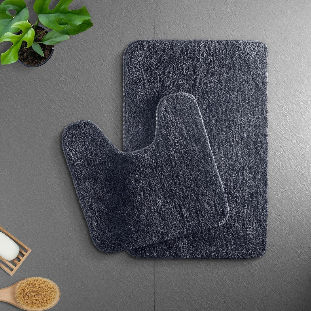 BowLift | VeluSoft Plush Microfiber Bath Mat | Quick-Absorbing, Non-Slip Bathroom Rug for Comfort and Safety