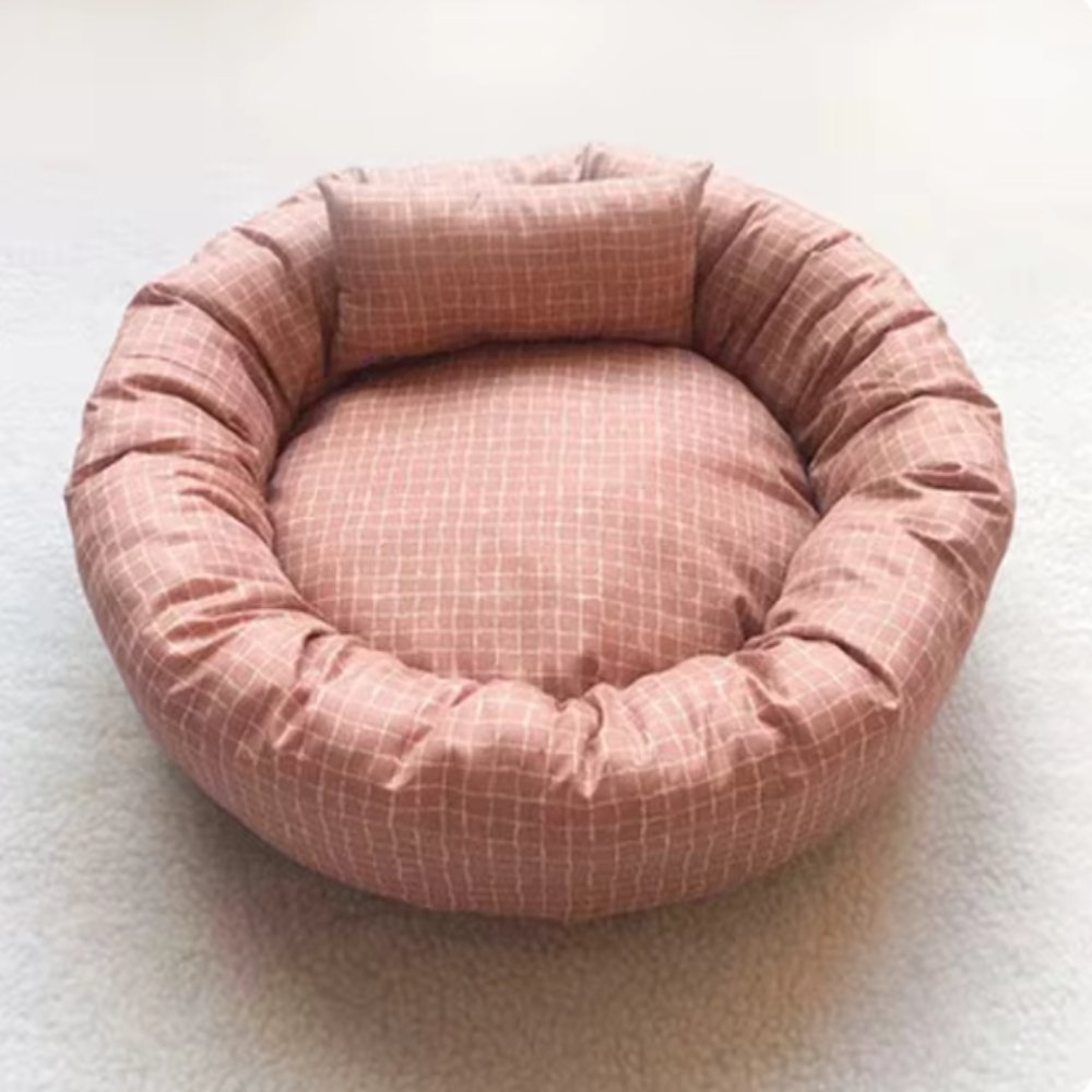 PlushPaw • Round Dog Sleeping Bed - Dog Bed - BowLift