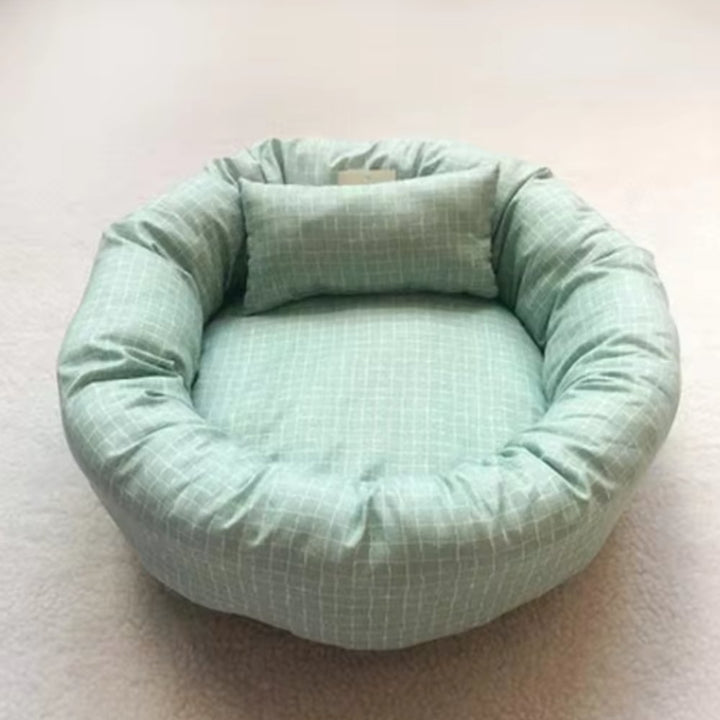 PlushPaw • Round Dog Sleeping Bed - Dog Bed - BowLift