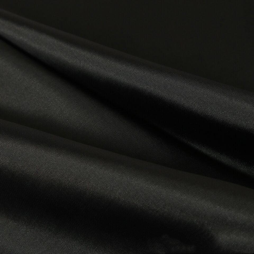 BowLift | Waterproof black polyester shower curtain with various size options