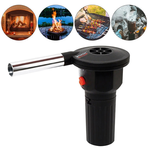 BowLift | Portable BBQ Fire Bellows – Aluminum Hand Blower for Grilling, Camping & Picnics
