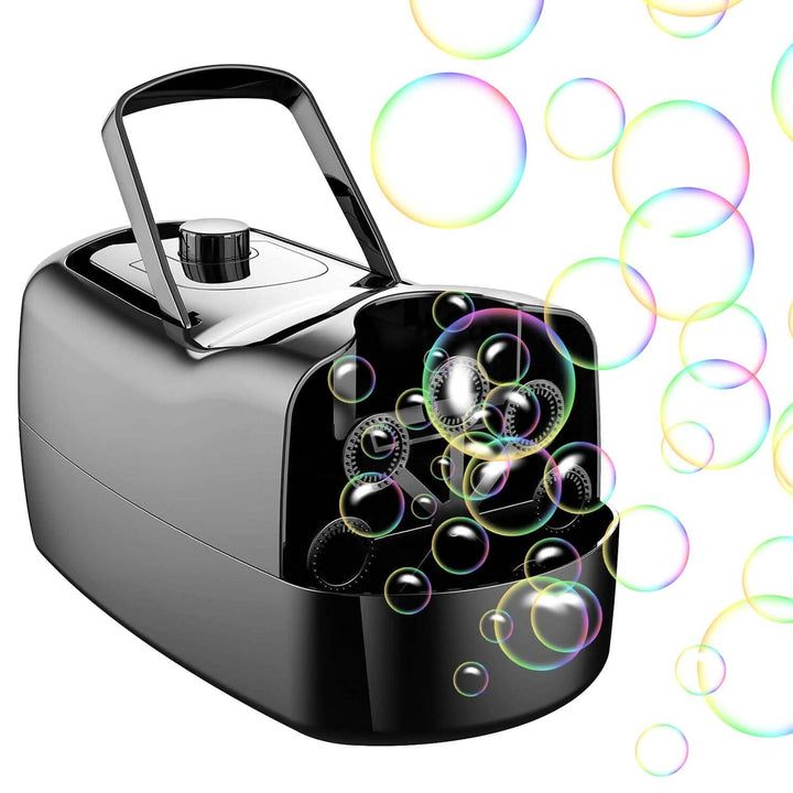 BowLift | Portable Bubble Machine with 2 Speeds Hand Grip 3000-4000 Bubbles per Minute Plug-powered Battery-powered