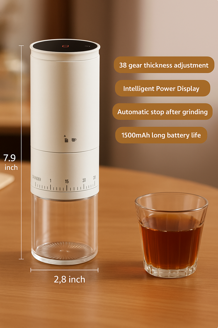 BowLift | Portable Electric Coffee Grinder - BeanBuddy