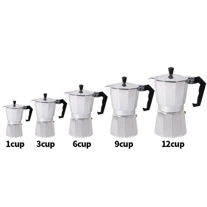 Portable Home Moka Pot Aluminum with Powder Percolator | Bowlift