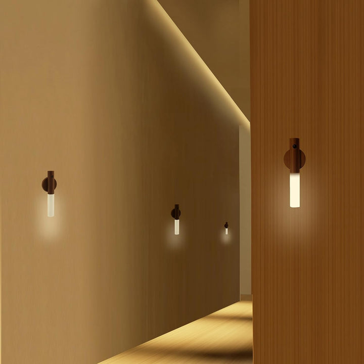 BowLift | Wall Light Portable LED Wooden Wireless Lamp