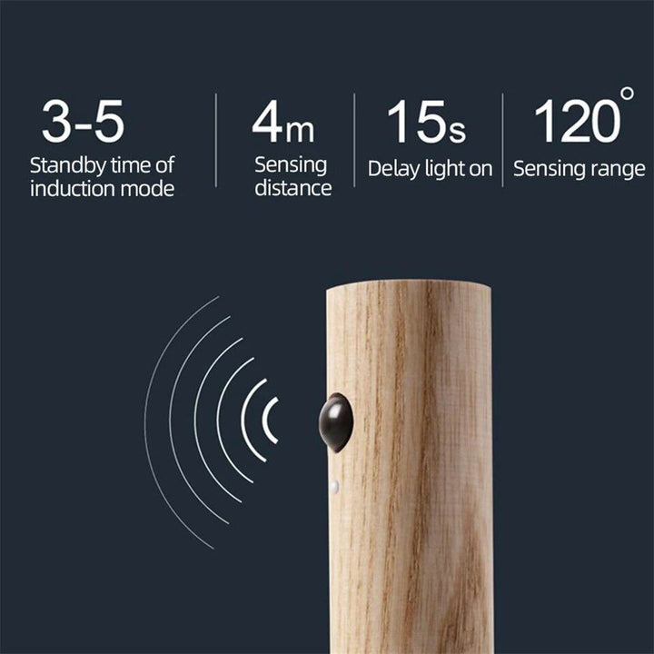 BowLift | Wall Light Portable LED Wooden Wireless Lamp