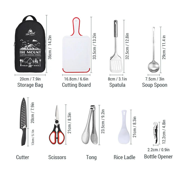 BowLift | Portable Stainless Steel Outdoor Kitchen Set - CampMate