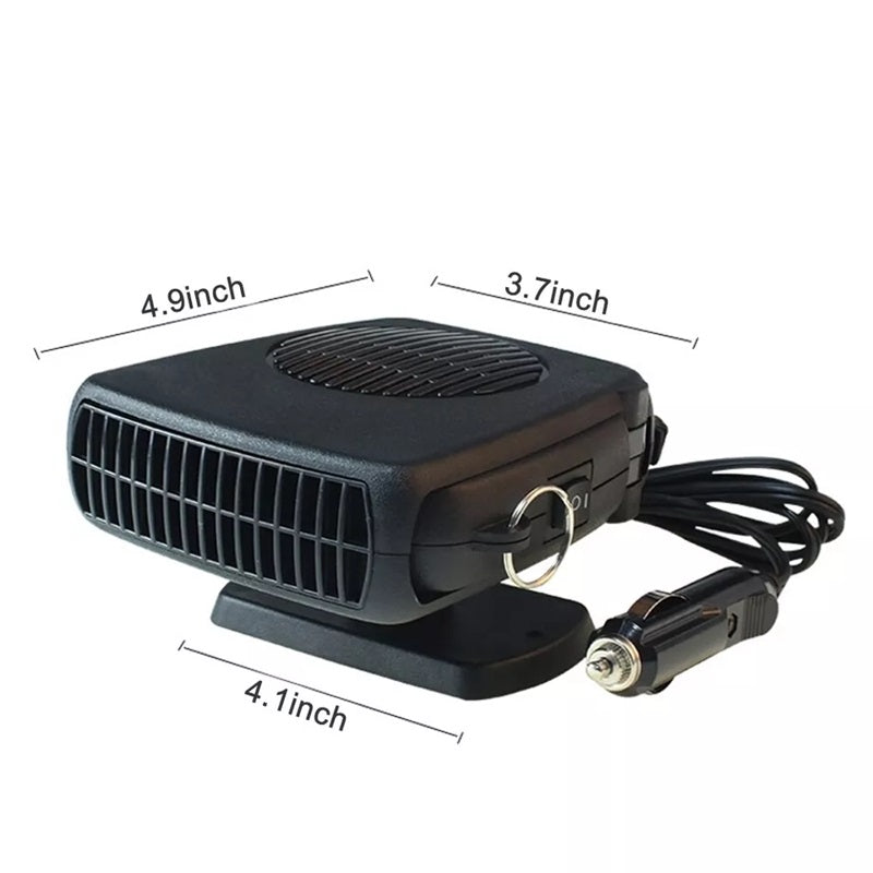 BowLift | 12V Portable Car Heater with 360° Rotatable Base