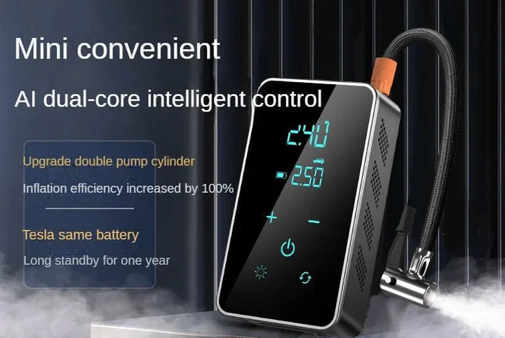BowLift | Portair – Portable wireless air pump with touchscreen & 150 PSI pressure