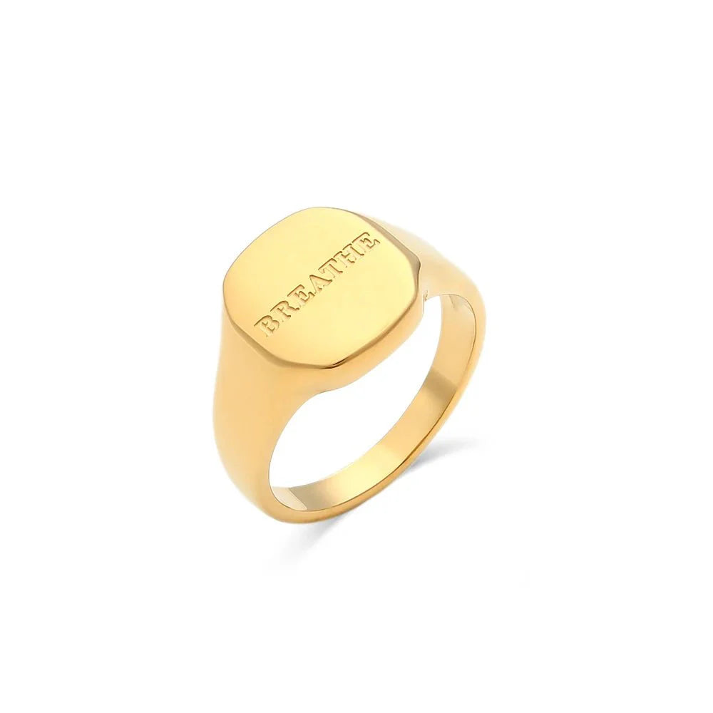 BowLift | Positive Affirmation Engraved Rings