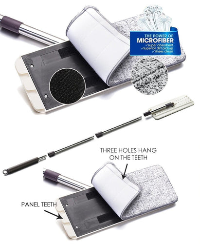 BowLift | Power Clean Microfiber Mop