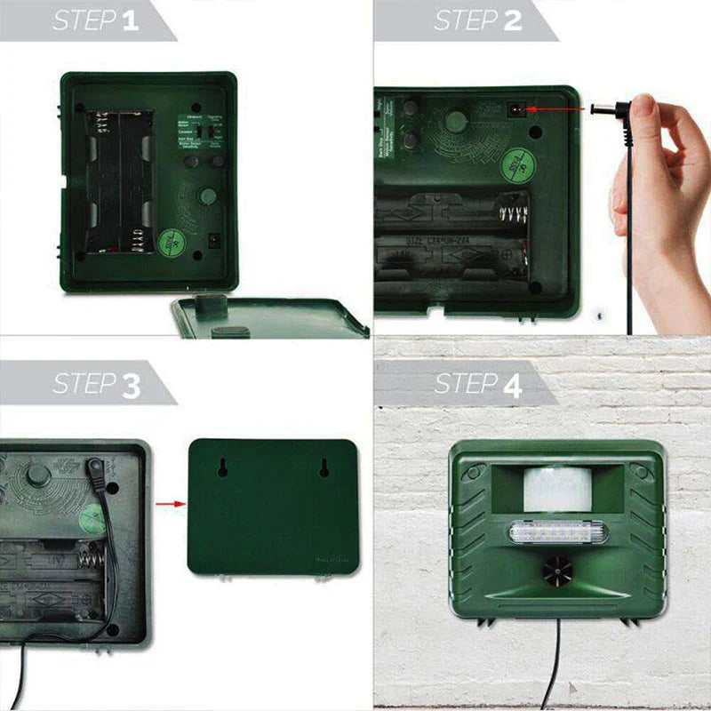 BowLift | Ultrasonic Animal Repeller | Motion-Activated, Eco-Friendly & Safe for Gardens and Yards