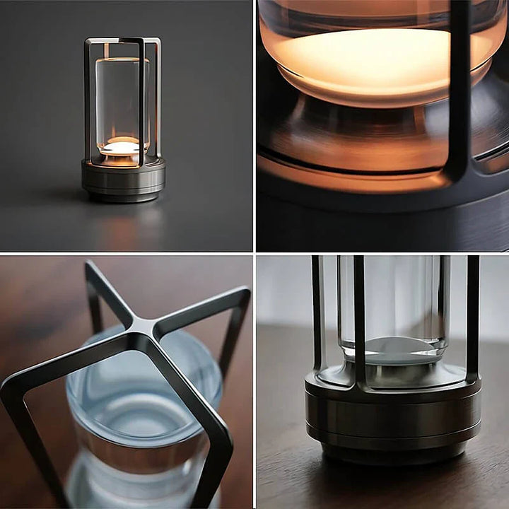 Waterproof and Portable Crystal Table Lamp - AuroraGlow | Bowlift