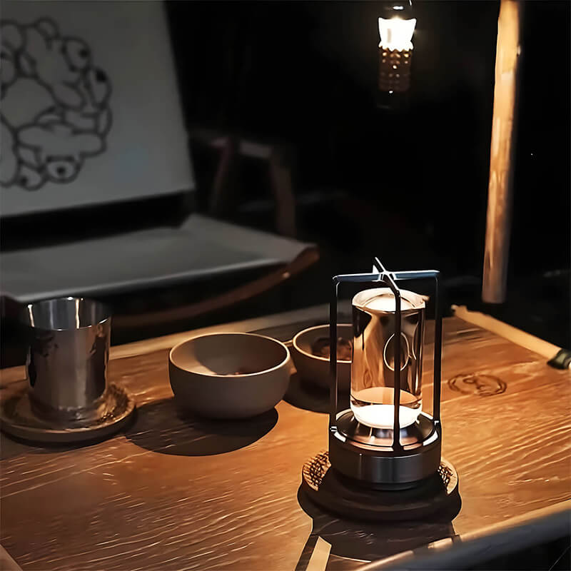 Waterproof and Portable Crystal Table Lamp - AuroraGlow | Bowlift