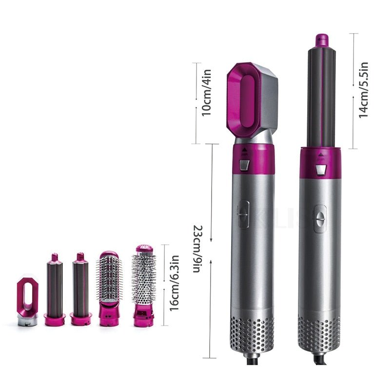 BowLift | Premium Air MultiStyler – 5-in-1 Hair Dryer & Styling Tool with Heat Sensor