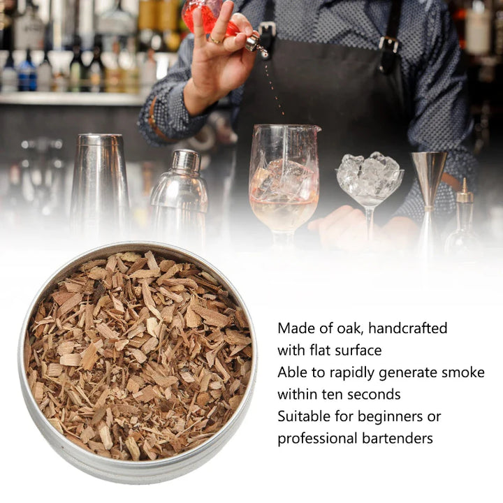 Premium Cocktail Smoker Kit with Whiskey Wood Smoking Infuser Chips | Bowlift