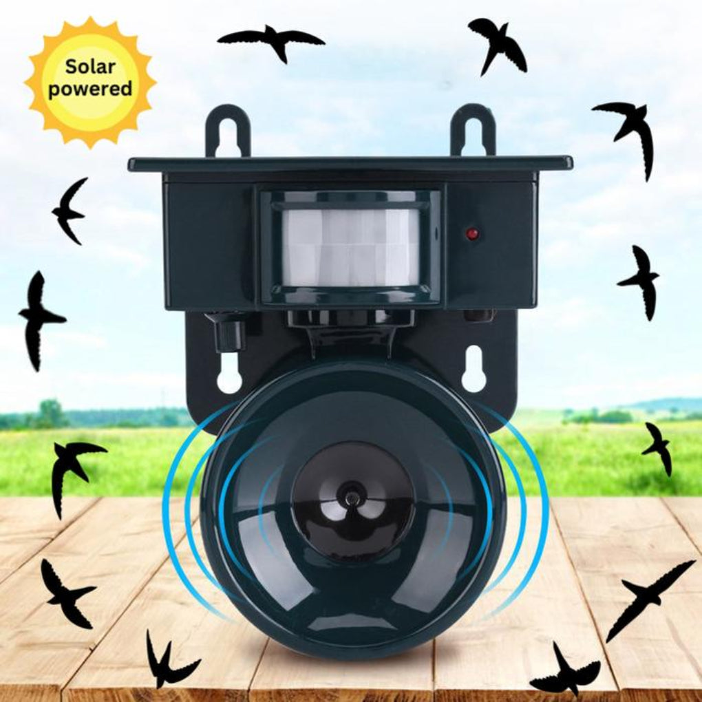 BowLift | Motion Sensor Bird Deterrent for Crows: Ideal Pigeon Repeller with Sound Scarer