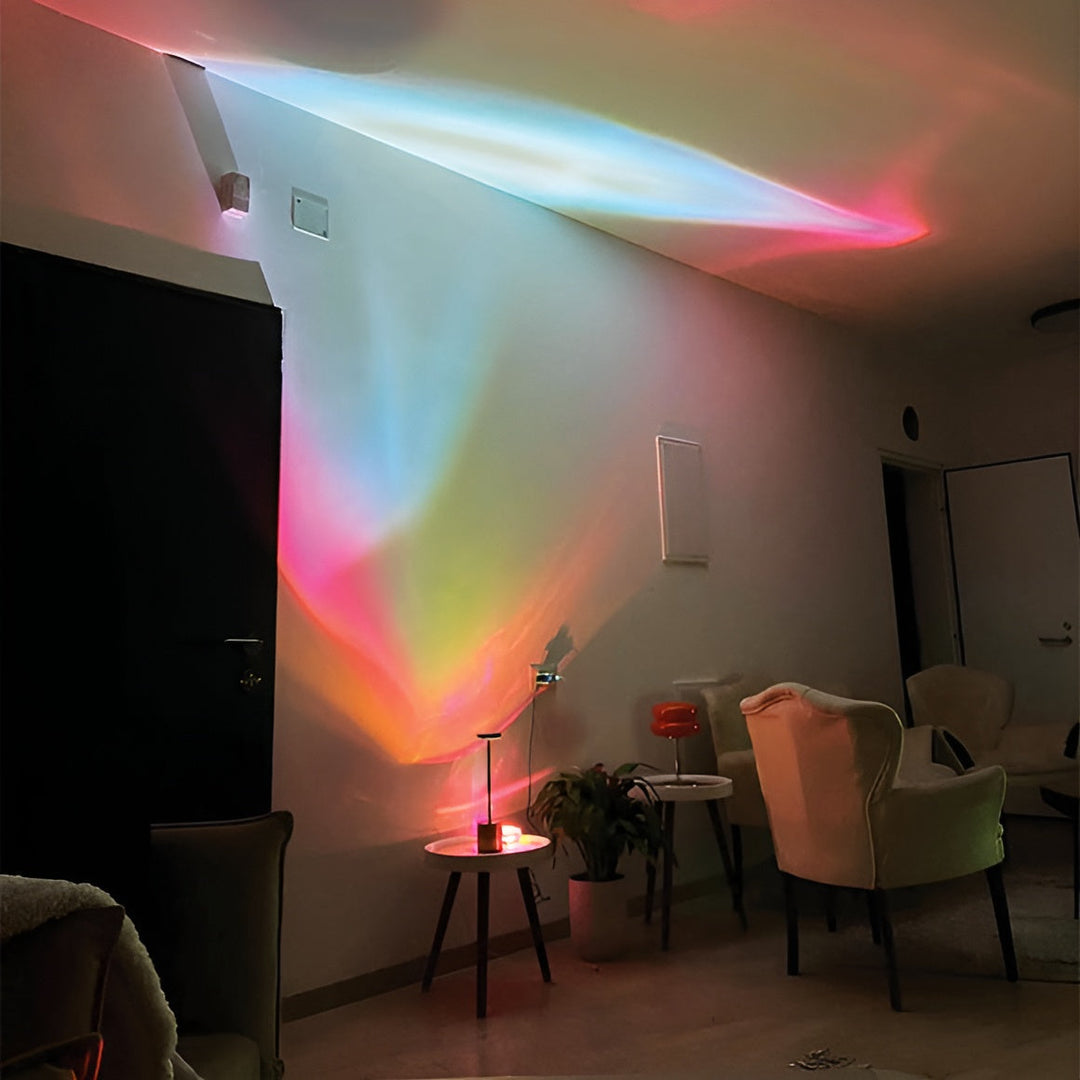 BowLift | Prismatic Projector Lamp with LED – Lunara