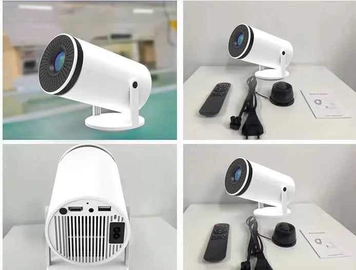 VisionCast 130X – Portable Mini Projector with Android 12 and 130 Inch Projection | Bowlift