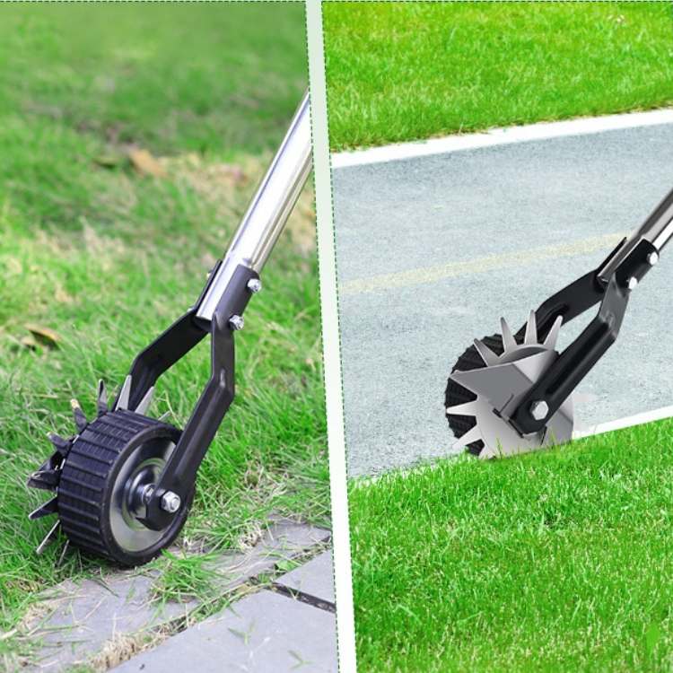 Manual lawn edge trimmer with roller | Bowlift