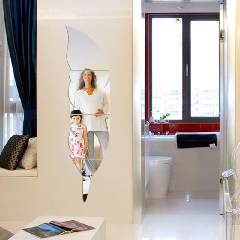 BowLift | Peel and Stick Feather Mirror