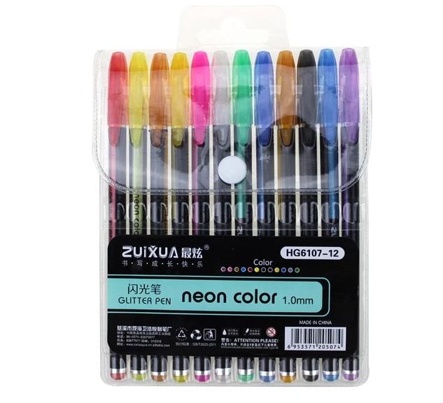 Glitterly - Colored Glitter Gel Pens | Bowlift