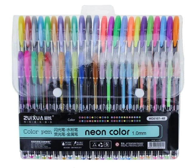 Glitzerly Glitter Gel Pens Set | Bowlift
