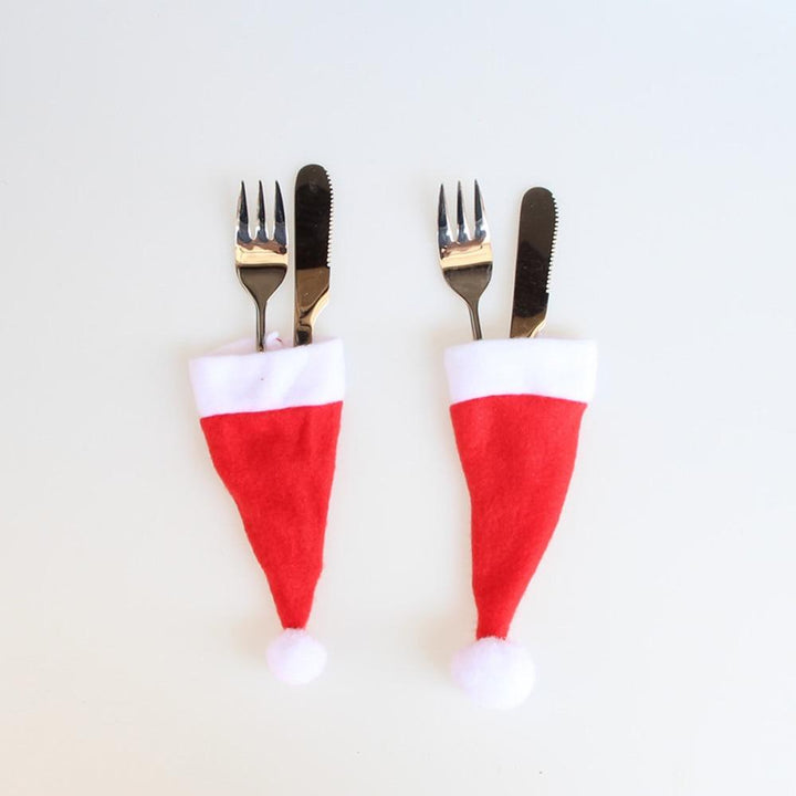 Santa Hat Cutlery Pocket | Bowlift