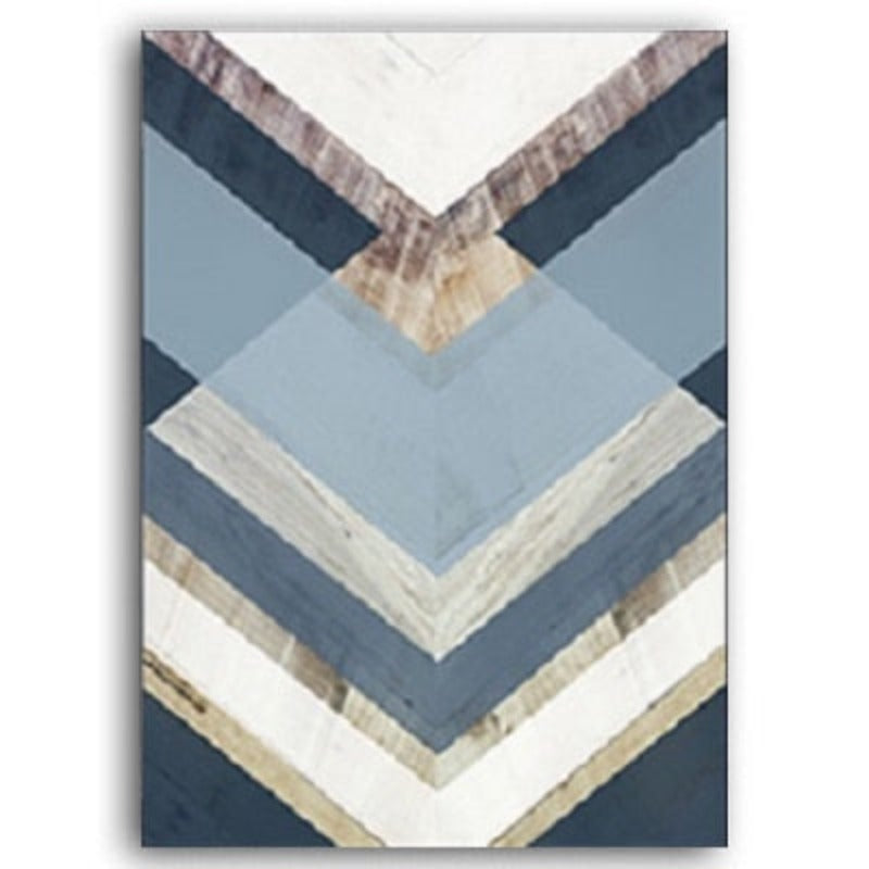 Geometric POP Triangle - Canvas Wall Art Painting | Bowlift