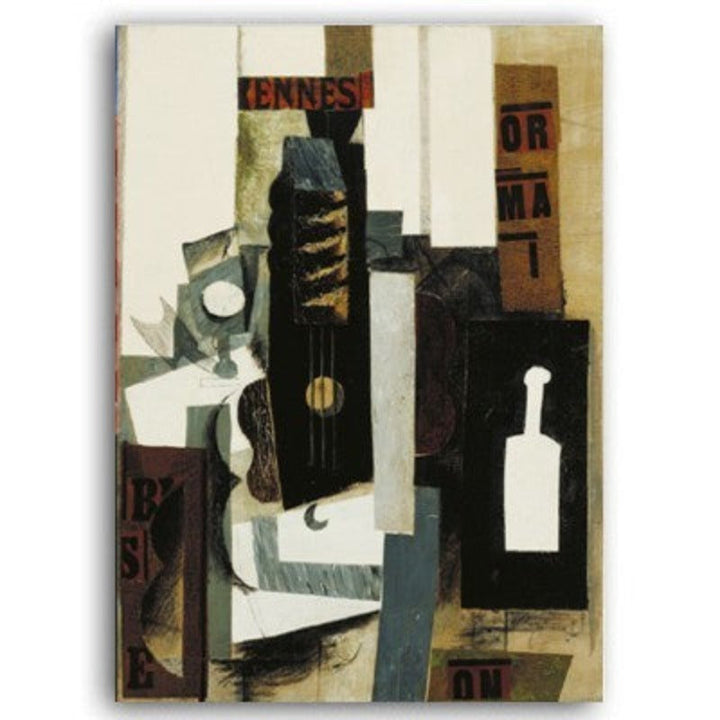 Vintage Abstract Europe Oil Print Canvas Painting | Bowlift