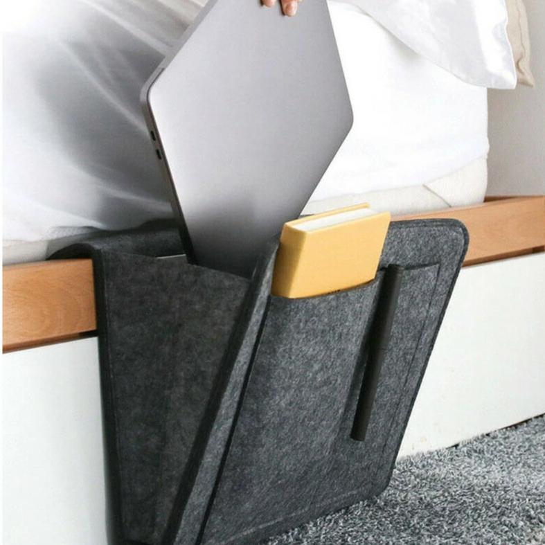 Sofa Bedside Felt Storage Bag | Bowlift