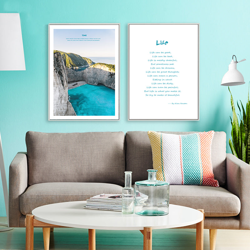 Nordic Modern Poetry Prints - Canvas Wall Art Painting | Bowlift