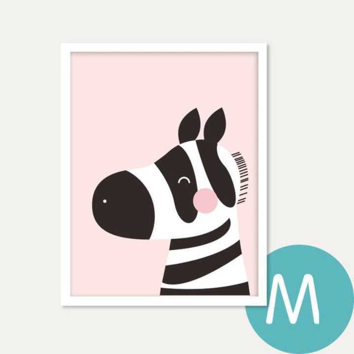 Modern Cartoon Animals Canvas Paintings - Canvas Wall Art Painting | Bowlift