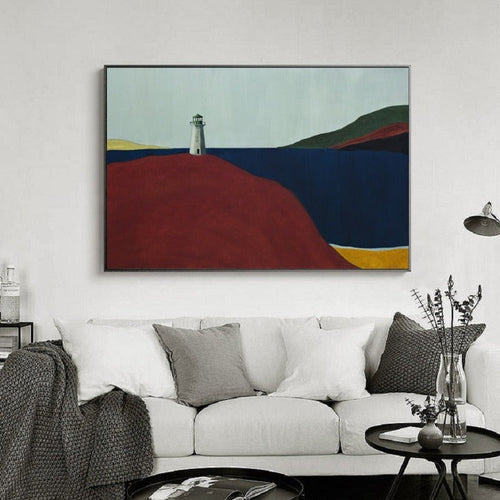 Impressionist Rural Scene Landscape Oil Prints - Canvas Wall Art Painting | Bowlift