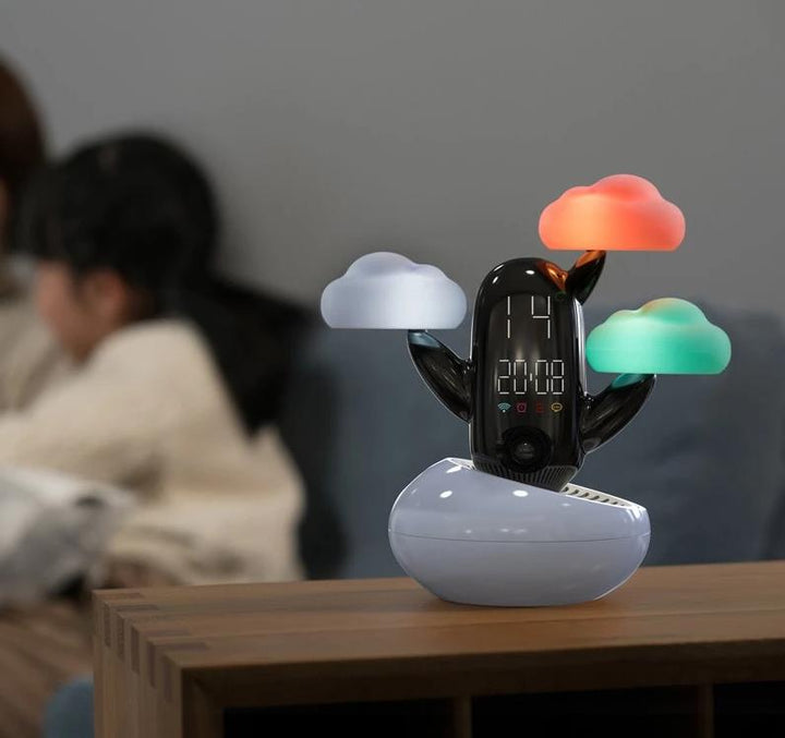 Cakty - LED Weather & Clock Bedside Buddy | Bowlift