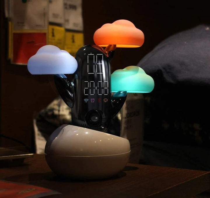 Cakty - LED Weather & Clock Bedside Buddy | Bowlift