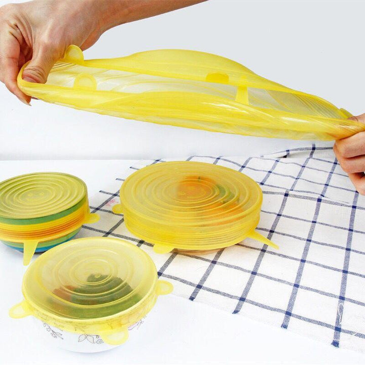 EcoLid - 6 Silicone Reusable Stretch Covers | Bowlift