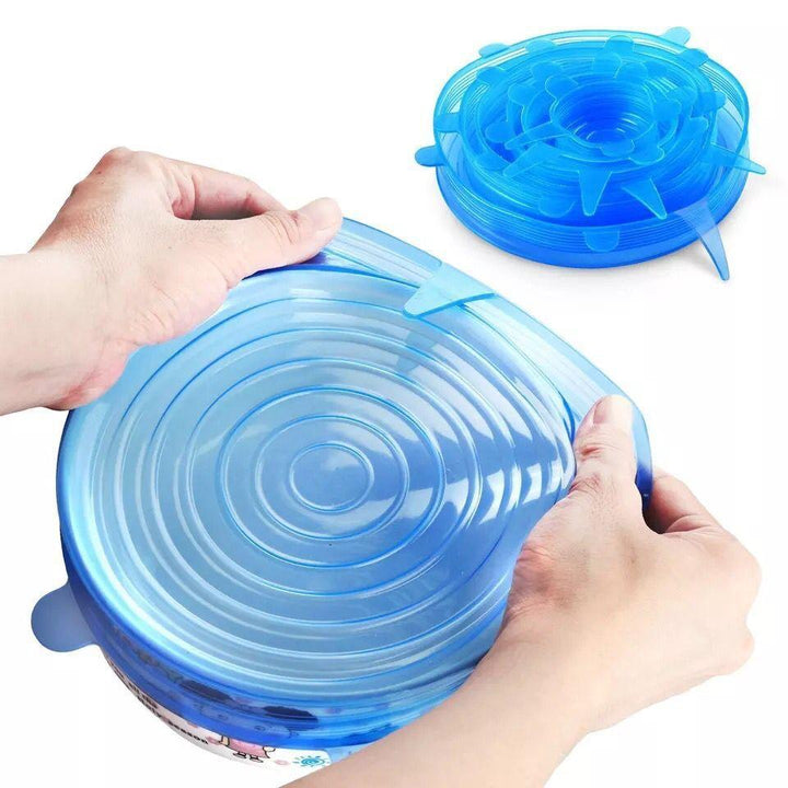 EcoLid - 6 Silicone Reusable Stretch Covers | Bowlift