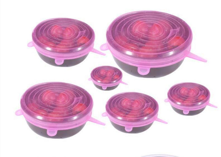 EcoLid - 6 Silicone Reusable Stretch Covers | Bowlift